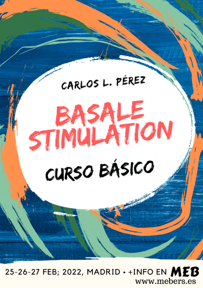 Cartel anunciando el cusrso básico en estimulación basal en el centro MEB.