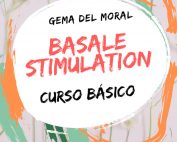 Cartel anunciando curso básico basale Stimulation en Meb centro